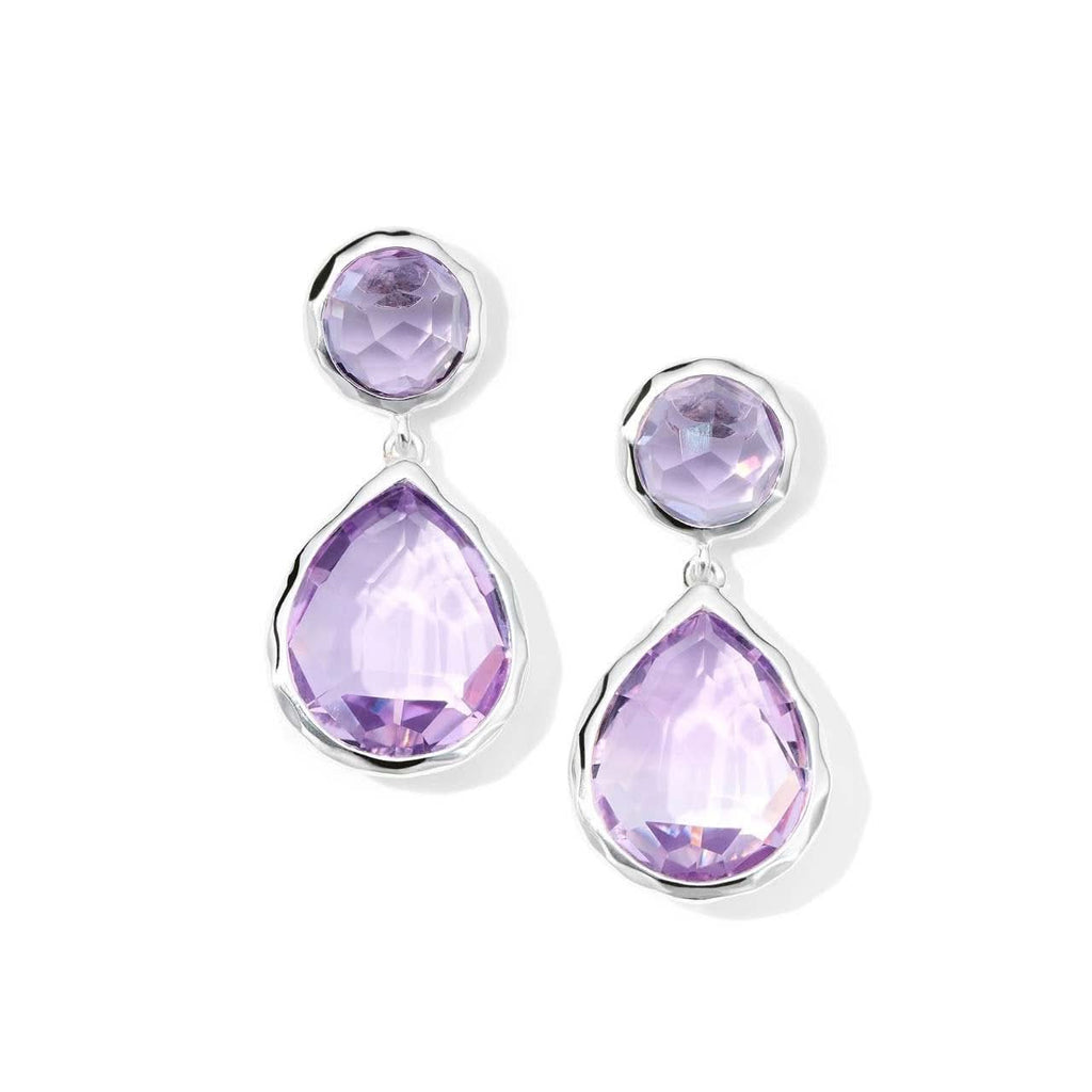 IPPOLITA Rock Candy Snowman Earrings in Amethyst