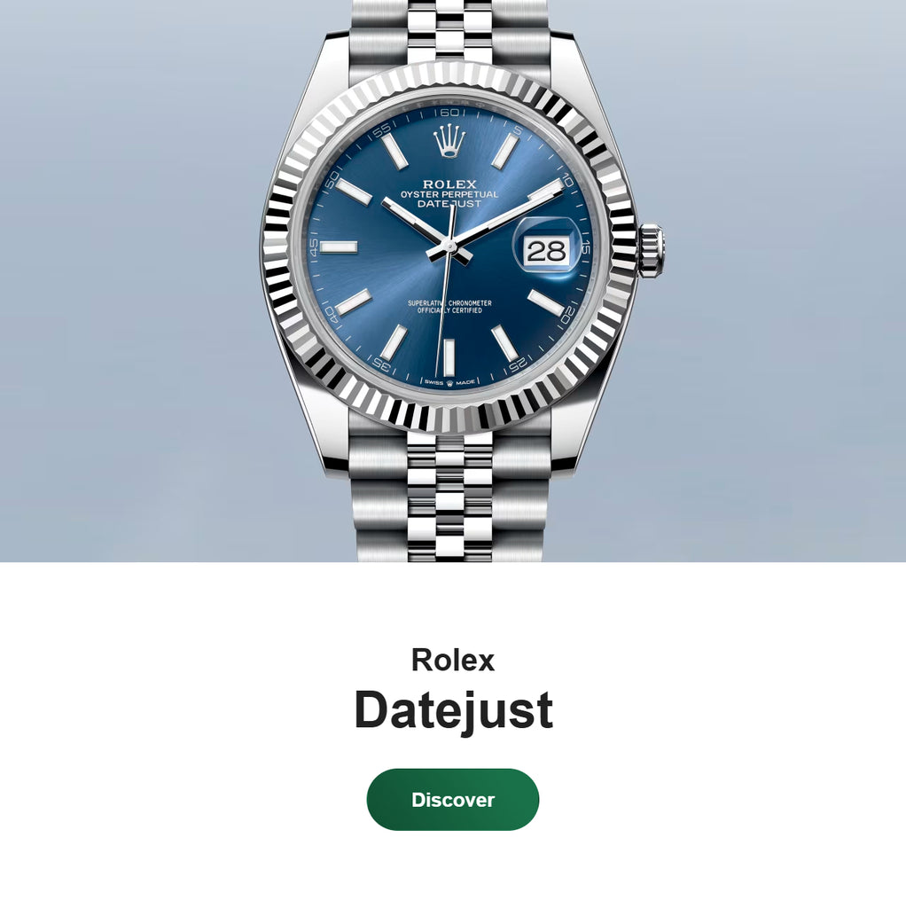 Rolex Datejust with Blue Dial - Discover Rolex Datejust and more here.