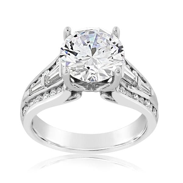 14k White Gold Round 1/3 ct. tw. Solitaire Diamond Engagement Ring |  Robbins Brothers