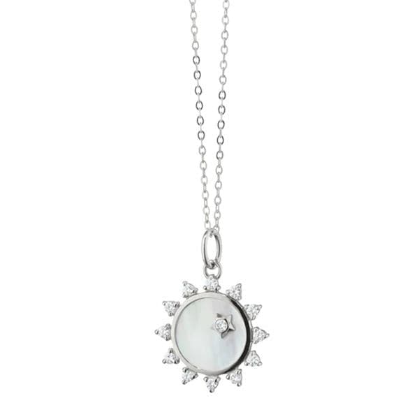 Dune Sterling Silver Sun (Sand Only) Necklace - Michael Gallagher Jewelers