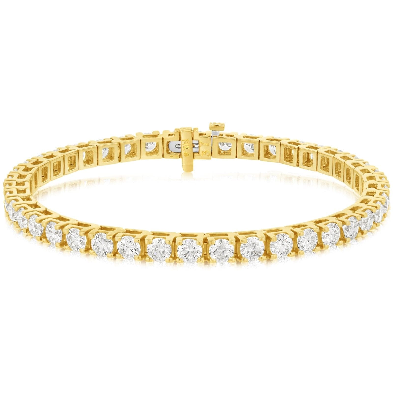 8 CT. T.W. Diamond Tennis Bracelet in 10K Gold | Zales